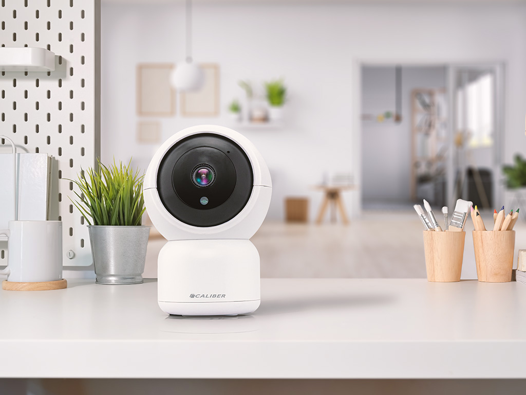 Caliber Smart-Kamera 1080P mit Schwenk-/Neigefunktion (HWC102PT)