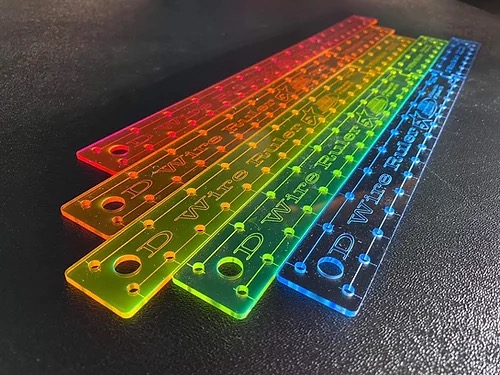 Mobile Solutions Wire Ruler Single yellow