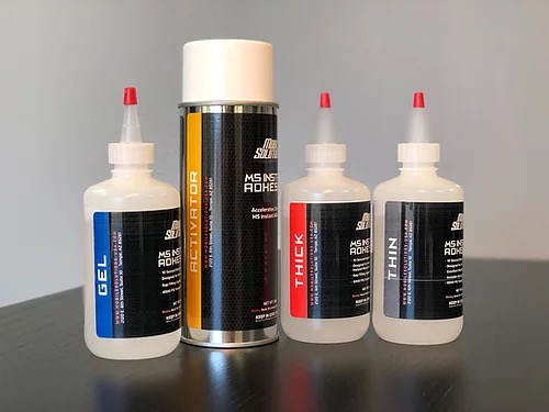 Mobile Solutions MS Instant Adhesive 8oz - Full Kit