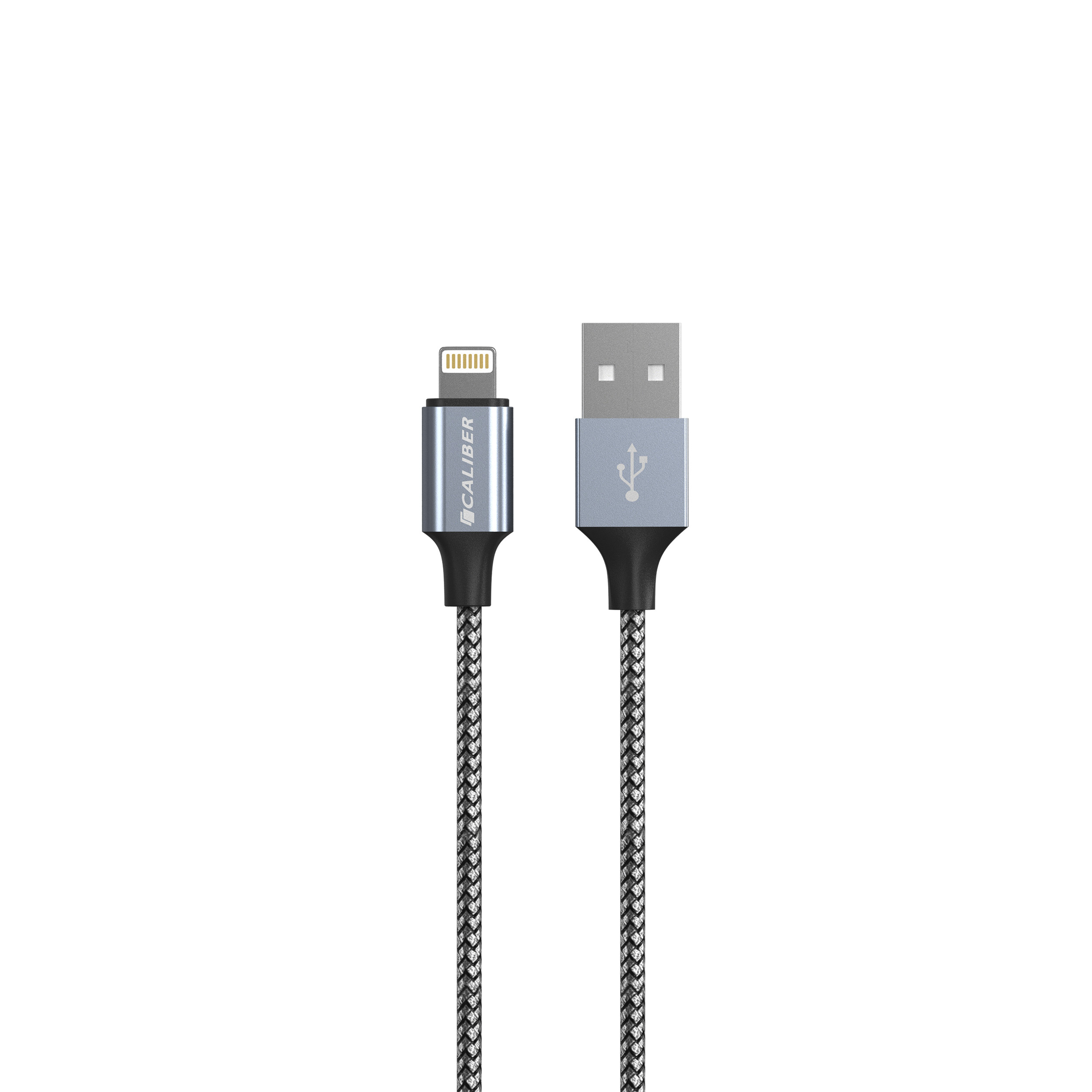 Caliber Lightning-Kabel auf USB-A, 1 Meter lang, 2.4A, geflochten (CL-UL)