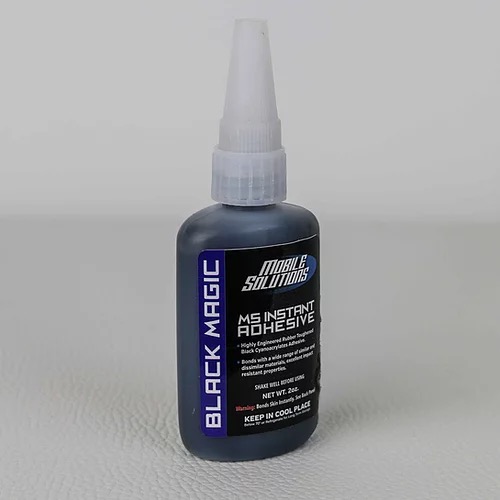 Mobile Solutions Black Magic Rubber Toughened  Adhesive 2oz    (HP 1000)