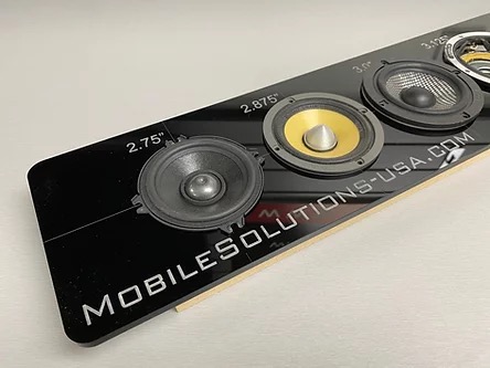 Mobile Solutions Midrange and Tweeter Fitment Template Set