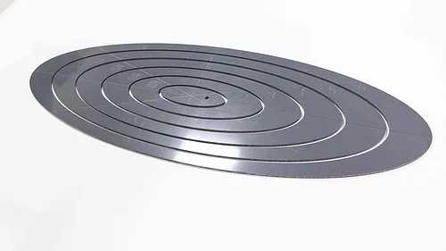 Mobile Solutions Large Oval Template Set