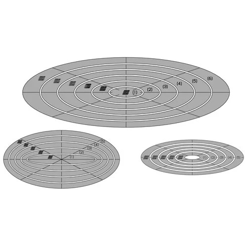 Mobile Solutions Combination Oval Template Set