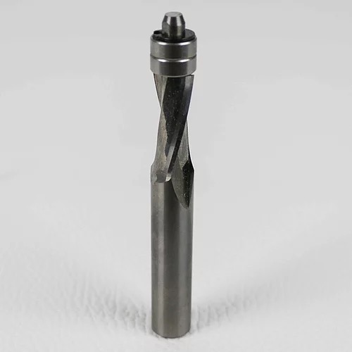 Mobile Solutions Plastics Flush Trim Bit - 1/2" Spiral 1/2" Shank - Upcut