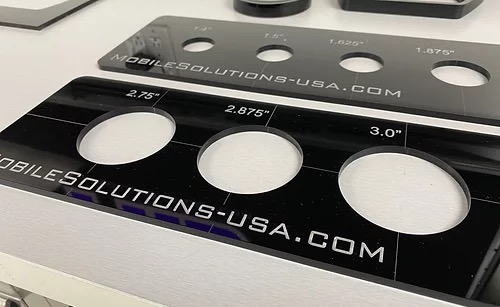Mobile Solutions Midrange and Tweeter Fitment Template Set