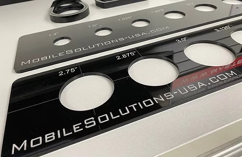 Mobile Solutions Midrange and Tweeter Fitment Template Set