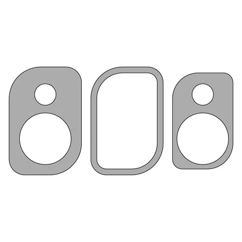 Mobile Solutions 5.25" Asymmetrical Template